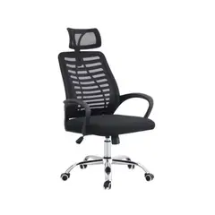 ARTHOME - Silla de Oficina Ejecutiva Madrid Negra Confort y Estilo Profesional
