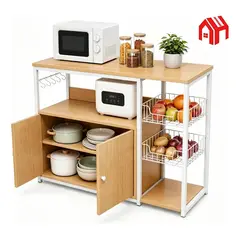 ANYHOGAR - Mueble Organizador Cocina Microondas Despensa Minimalista