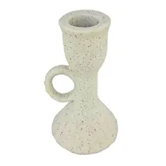 POLASUP - 10 Ceramica Blanca Decoracion Florero Ceramica Disefio Minimalista