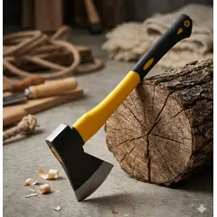 GENERICO - Hacha De Mango 1250 Grs. Mango De Fibra Toro Negro