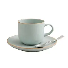 HALLEN - Juego de Té de 12 Piezas Amalfi con 6 cucharas 2.0 mm