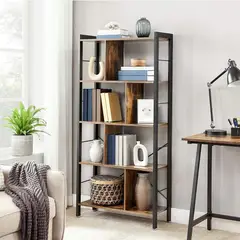 YOMYM - Estante de almacenamiento 5 pisos 74×30×155cm