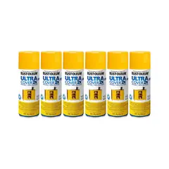 RUST-OLEUM - 6 Pack Pintura Ultra Cover 2X Multiuso Amarillo Oro Brillante 700059
