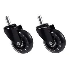 GENERICO - Ruedas Para Silla Escritorio Tipo Roller Set X2 Universales