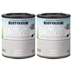 RUST-OLEUM - 2 Pack Pintura Tizada Brochable Bruma Ultra Mate 887 ml 700123