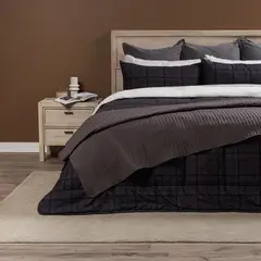 ROSEN - Plumón Alaska Sherpa Multi Black Super King