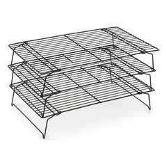 GENERICO - Rejilla Reposteria Triple Metalica Para Horno Galletas