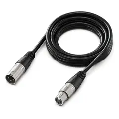 FIFINE - Cable Xlr 1.8m L9c Conectores 3 Pin Macho A Hembra Negro