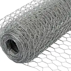 GENERICO - Malla Hexagonal 1 X 50mt rollo 50mt 1 - Acero Galvanizado