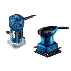 BOSCH - Combo fresadora gkf 550 + lijadora gss 140