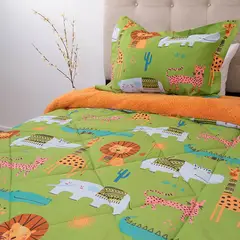 DORAL - CUBRECAMA PLUMON INFANTIL NIÑO KIDS SENSE 1.5 PLAZA