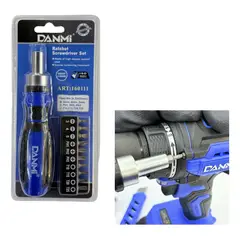 DANMI - Juego Atornillador Desatornillador 11 Piezas