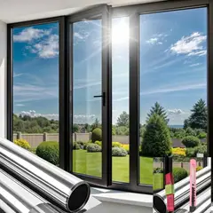 GENERICO - Vinilos Para Ventanas Con Efecto Espejo Lámina 6m1m