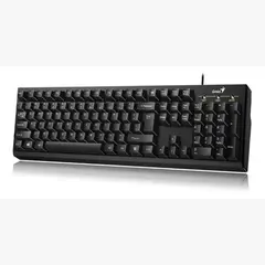 GENIUS - Teclado de una mano Smart QWERTY español color negro Modelo KB-100