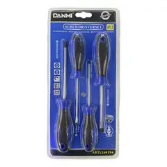 DANMI - Kit Juego Destornilladores 4 Piezas