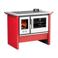 AMESTI - Cocina a leña combustión lenta Allegra XL Burdeo