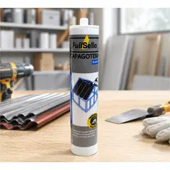 FULLSELLO - Silicona tapagoteras 290 ML. Blanco