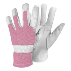 METALFER - Guante Cabritilla Malla Rosado Getpro Talla S