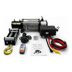 VIDA BUENAS - Winche Electrico 6000 Lbs 12 Volt Control Remoto Inalambrico