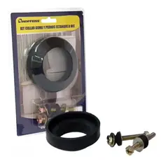HOFFENS - Kit Reparación Wc Estanque A Taza Goma Esponja + Pernos Zinc