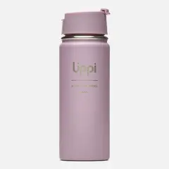 LIPPI - Botella Light Steel Hot Top Bottle 550 ml Rosa Oscuro