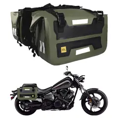 AIZO - Bolsa Lateral Para Motocicleta De Liberación Rápida De 30l
