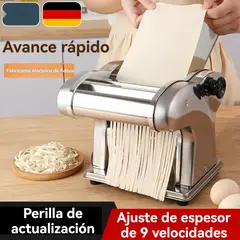 VIDA BUENAS - Maquina Hacer Pasta Estiradora Masa Electrica  Plateado