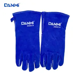 DANMI - Guante Soldador Azul 14 Pulgadas