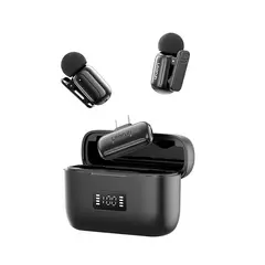 ULANZI - A200 Mini Micrófono Lavalier Doble USB-C A046 Negro