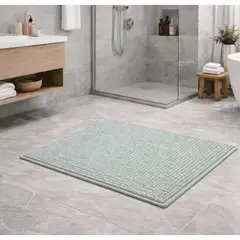 AMABILE - Piso de Baño Grande Verde Agua 50x80cms