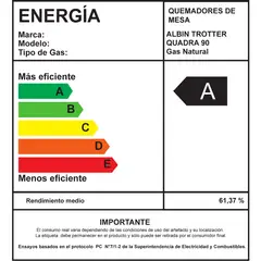 ALBIN TROTTER - Cocina Encimera Quadra 90 GN