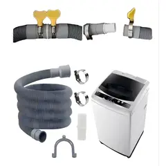 GENERICO - Manguera Extension Desague Universal para Lavadora Compatible con LG Samsung Daewoo