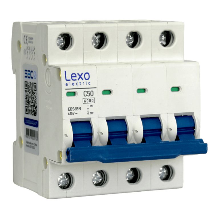 Automático 4x50A 6kA Curva C 240V415V EBS6BN