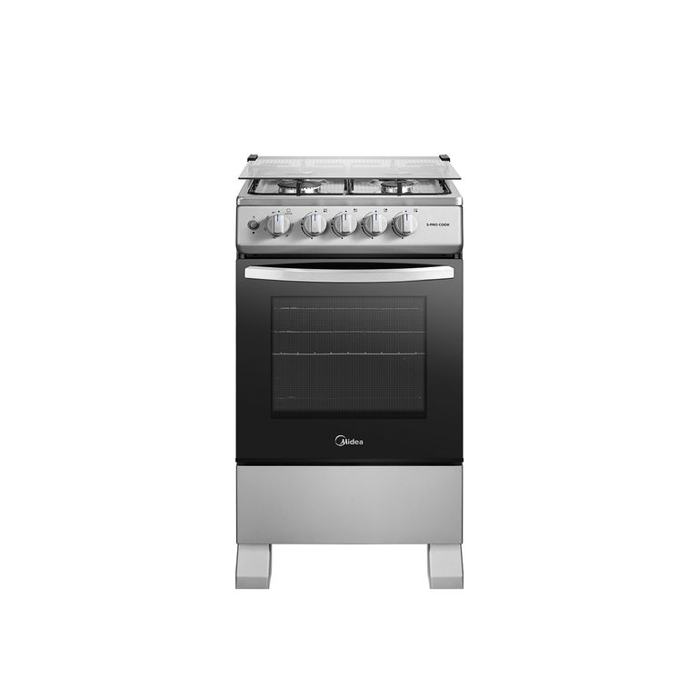 Cocina a Gas 4 Quemadores 20inch Silver