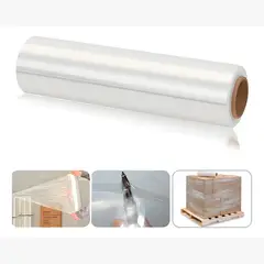 GENERICO - Alusa Film Plastico Stretch Transparente Rollo Para Embalaje 200mt 50Cm 2kg