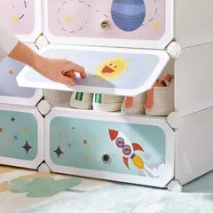 EVERSO - Cajas Organizadoras Modular De 6 Niveles Para Ropa Zapatero