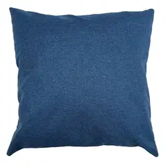 ELIZABETH PEPER - Funda Cojin Decorativo Diseño Lino Azul 60x60