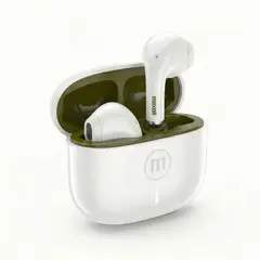 MAXELL - Audífonos Bluetooth inalámbricos ELIO 12 Horas Blanco/Verde