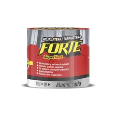FORTE - Cinta Hojalatera Tapagoteras Aluminizado 5 metros