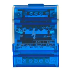 LEXO - Barra Repartidora Regleta Tetrapolar 4x7 Polos