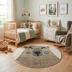 DIB - Alfombra Mango Kids 120X120 E196A_SLA34 Oso