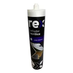 REX - Sellador Acrílico Marca Color Blanco