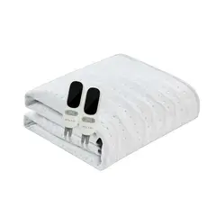 RELAN - Calienta Cama Eléctrico Queen 4 Zonas 6 Niveles de Calor
