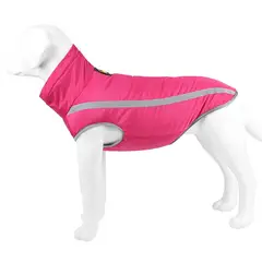 KINDA NICE - Chaqueta Para Exteriores Para Perros Reflexivo Invierno Rosa 4XL