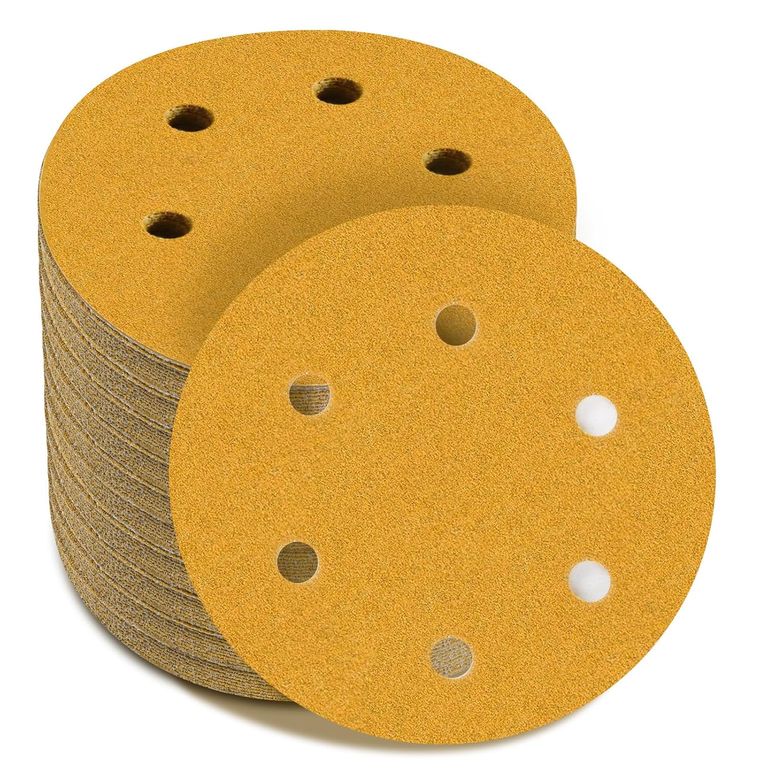 Disco Lija Con Velcro Lijadora 9inch 228mm Grano 120 10 Pcs