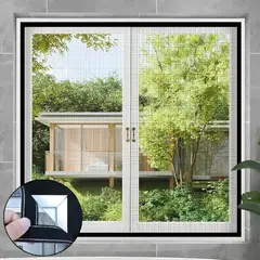 KUANGYE - Set 2 Malla Mosquitera Tul Anti Mosquito Ventana 100x100cm