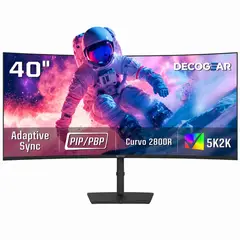 DECO GEAR - Monitor Ultrawide 40 5K2K Nano IPS 75Hz 1ms 10-bit HDR400 USB Hub
