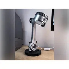 GENERICO - Lámpara Pistón Motor LED Decoración Automotriz Única