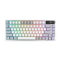 ASUS - Teclado Gamer Mecánico ROG Azoth, Inalámbrico, Blanco