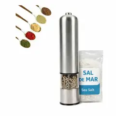 MOVI - ¡ESPECIAL COCINA! MOLINILLO PARA SAL, PIMIENTA Y OTRAS ESPECIAS. IDEAL PARA SAL DE MAR.